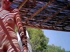 빌어 먹을 내 섹시 tattoed 여자 친구, buttplug pov 입으로
