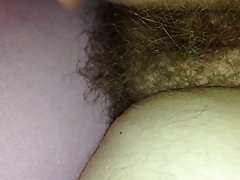 털이 ass 및 음부