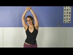 요가 여 털이 armpits