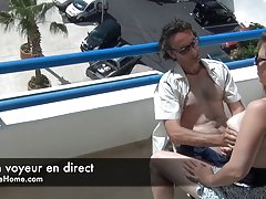 캠도 촬 en 직접 en 프랑스어는 유엔 커플 아마추어