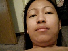 아시아 애인을 손가락으로 음부