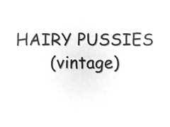털이 pussies(빈티지)