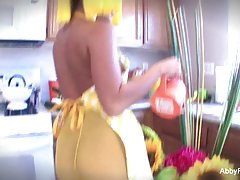 만화 스타일 애비 맥 부엌에서 내리 만화 스타일 애비 맥 부엌에서 내리