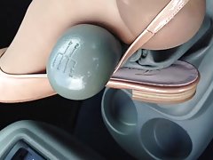 아름 다운 나일론 기어에 발
