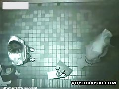 늦은 밤에 야외 성 커플