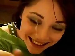 뜨거운 금발의에게 얼굴