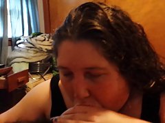 지방 bbw 부주의 괴물 목