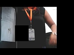 사무실 girl Mansi show 그녀의 자산에 있는 사무실 7