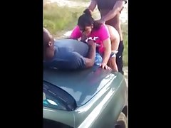 포동포동 친 불 a lucky guy-bend over 자동차