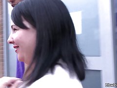 bbw interracial 69 구두 재미